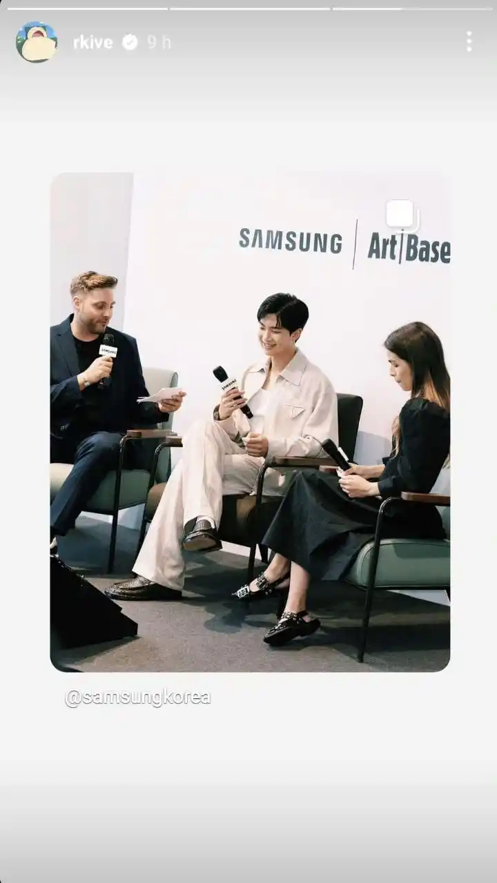Image from 💜BTS INFO CR🇨🇷: ● RM _ Instagram Stories:   (Nam ha compartido la reciente historia de...