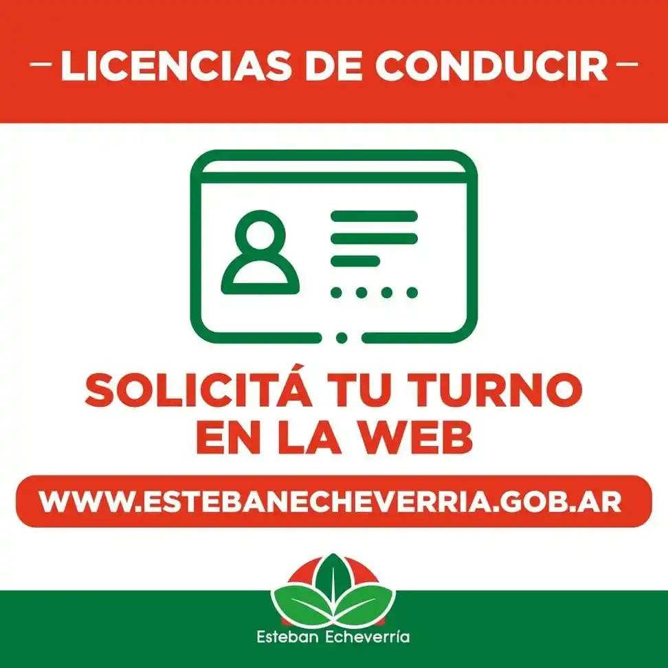 Image from Municipio Esteban Echeverría: 💳 Si necesitás realizar trámites relacionados con la licencia de cond...