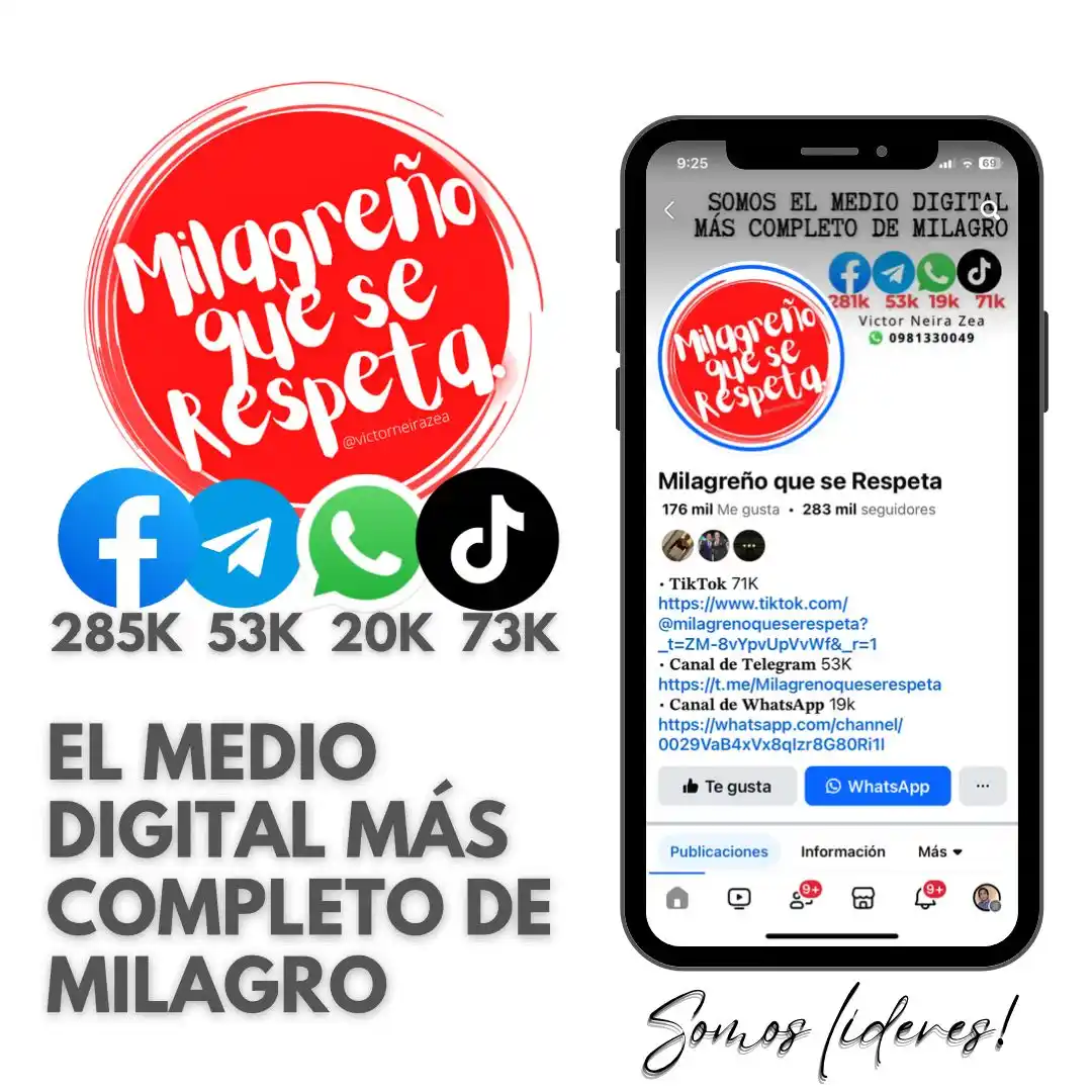 Image from Milagreño que se Respeta: Somos el medio digital más completo de *Milagro* 😎 únicos con canal d...