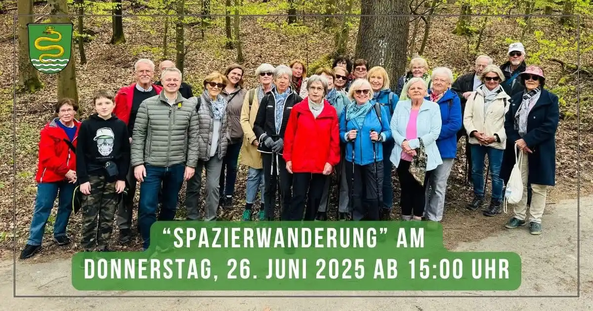 Image from Gemeinde Schlangenbad: *Spazierwanderung im Juni* 🚶‍♀️🌲☀️   🎒 Diesmal wird gemeinsam ein S...