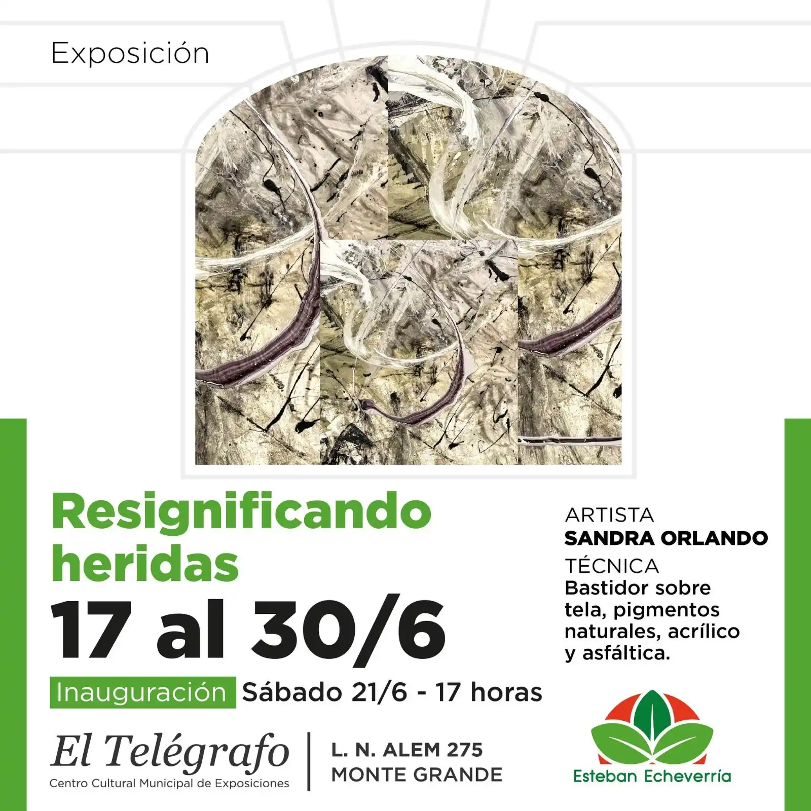 Image from Municipio Esteban Echeverría: 🖼️ Te invitamos a participar de la exposición: Resignificando heridas...