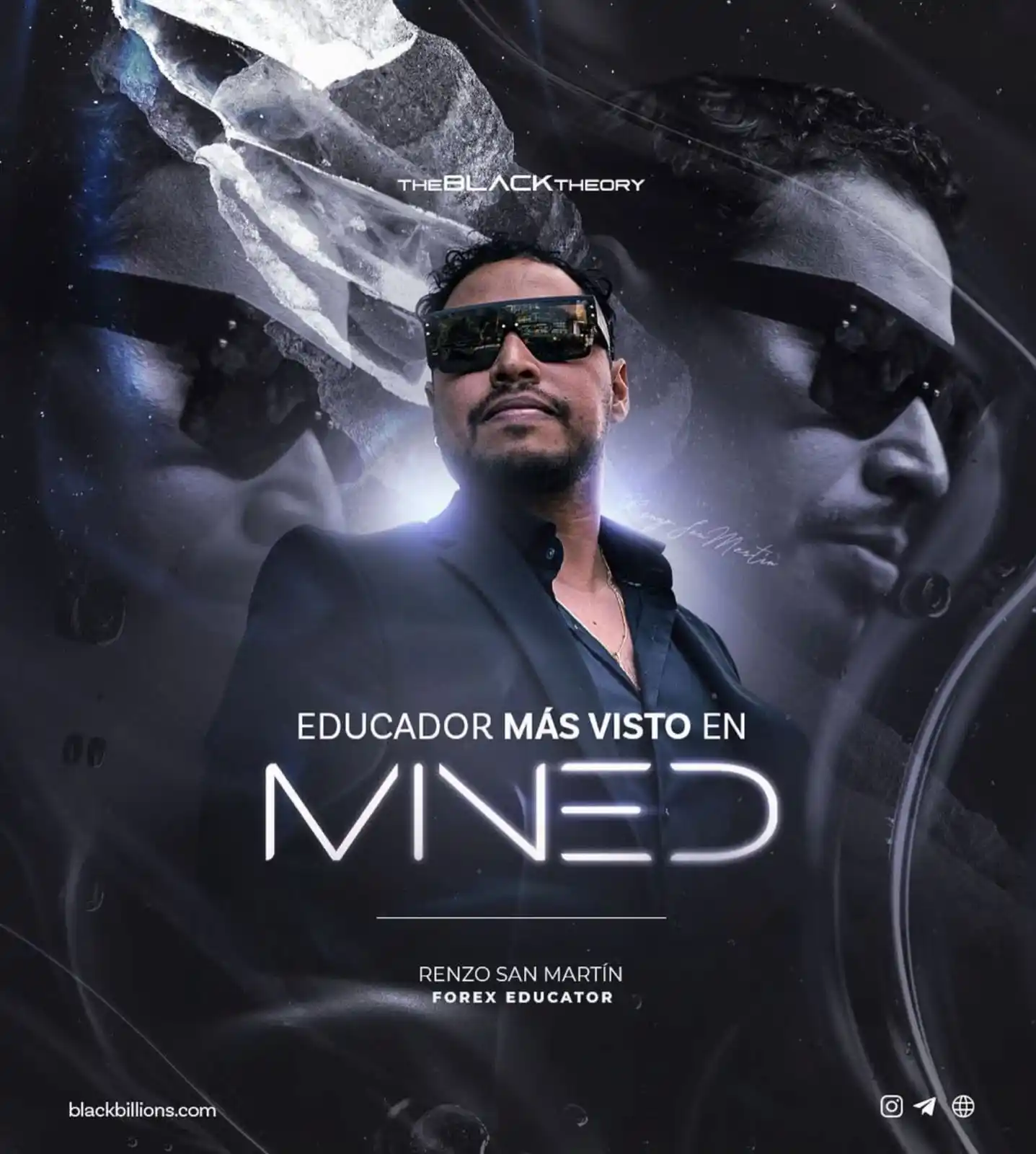 Image from RENZO SAN MARTIN - ELITE BLACK 🖤: 🚨 TEAM BLACK!! 🚨  🎥 YA ESTAMOS EN VIVO en la sesion de MINED TV  🗣...
