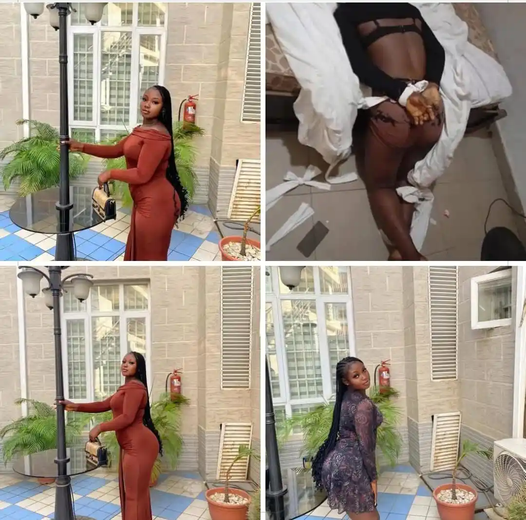 Image from UMUAKA NEWS24: The woman kpaid in an hotel in Gwarimpa Abuja is Mis. Aladi Tessy Offi...