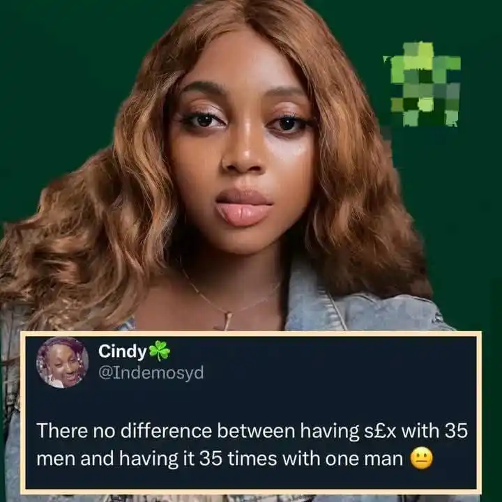 Image from UMUAKA NEWS24: *There's No difference between having sex with 35 men and having it 35...
