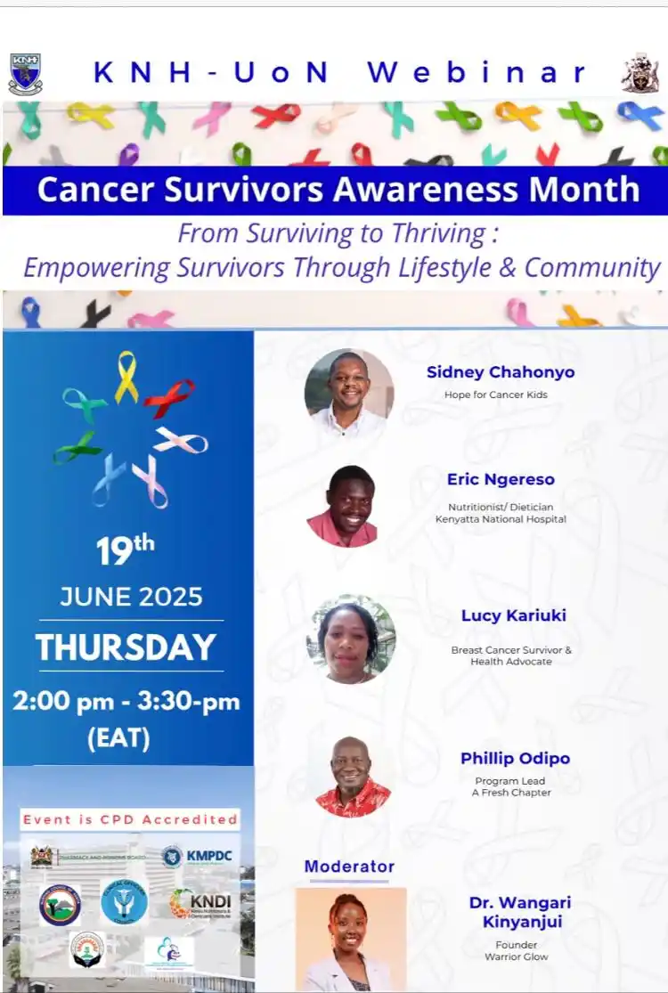 Image from HEALTH RELATED JOBS: Thursday 19th June 2025 2:00pm -3:30pm - Cancer Survivors Awareness Mo...