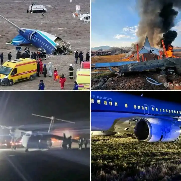 Image from UMUAKA NEWS24: What a sad Year for air travel. - Azerbaijan Airlines Flight 28243 - ...