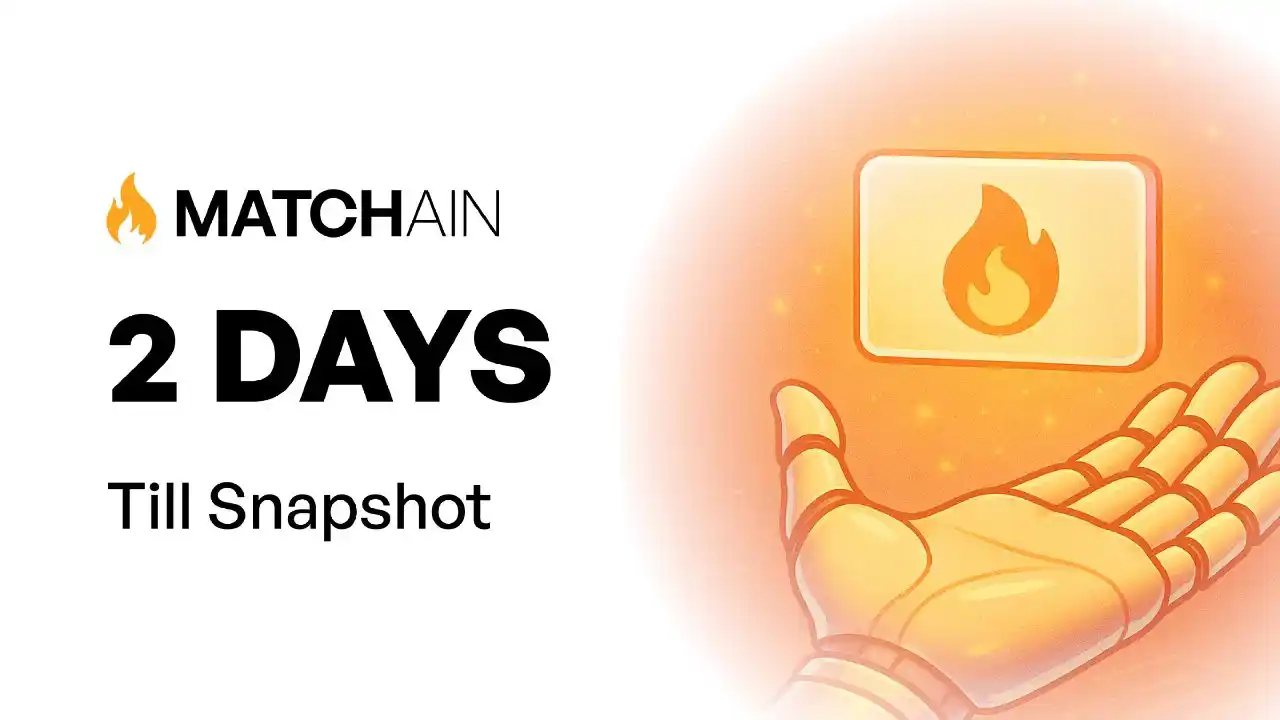 Image from CRYPTO ₿UZZ 📈🌟💰: 🔥 2 DAYS TO GO till the Matchain Snapshot! Everything counts — your ...