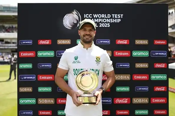 Image from THE ଓଡିଶା NEWS(OFFICIAL): *Aiden Markram with the POTM award.*...