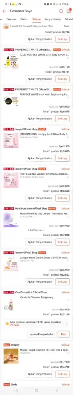 Image from Info Promo Diskon Lazada Shopee Dll: Alhamdulillah Masyaa Allah gacor nih pakein aja semua voucher yg nempe...