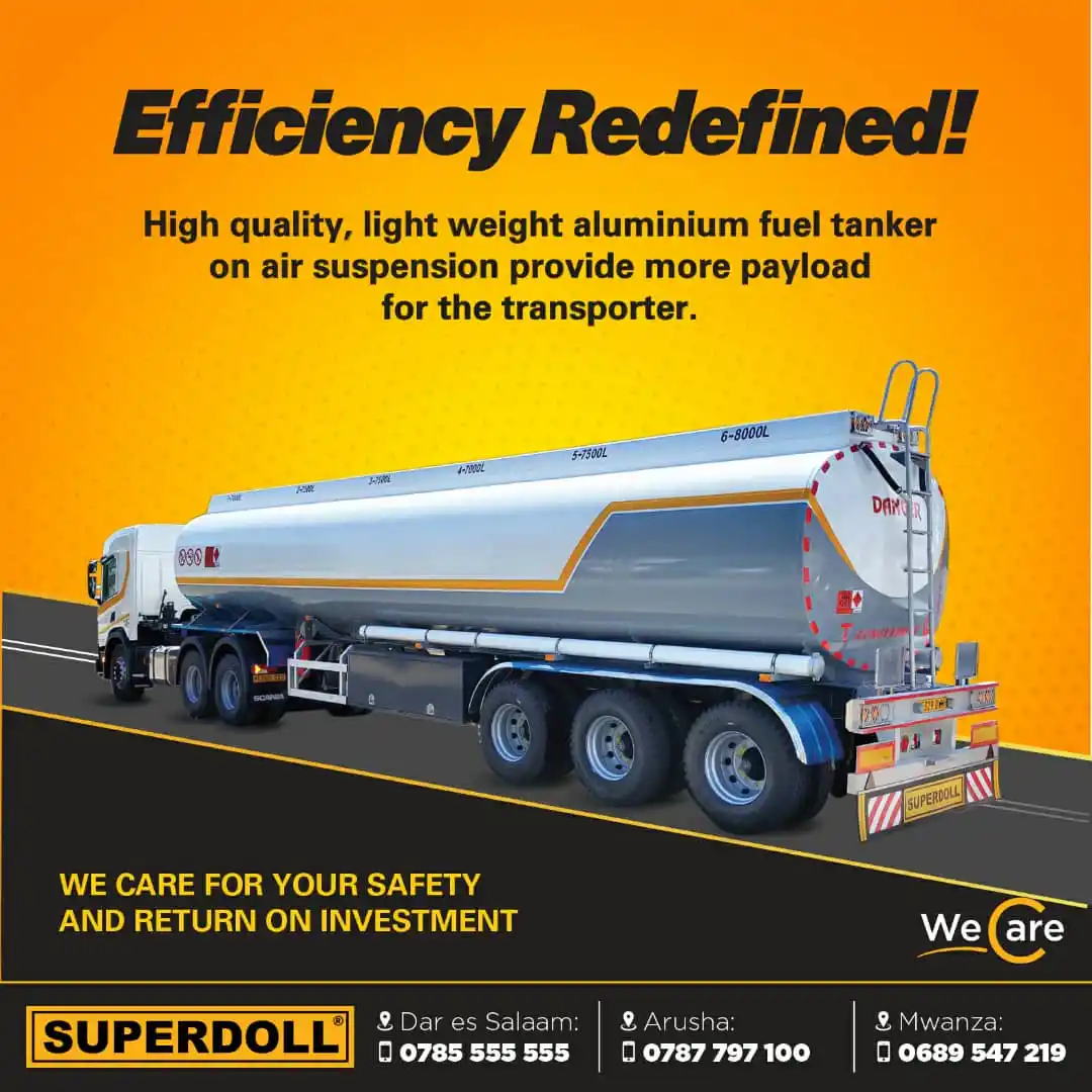 Image from Superdolltanzania: Aluminium Fuel Tanker za kisasa, zenye ubora na uimara wa hali ya juu,...