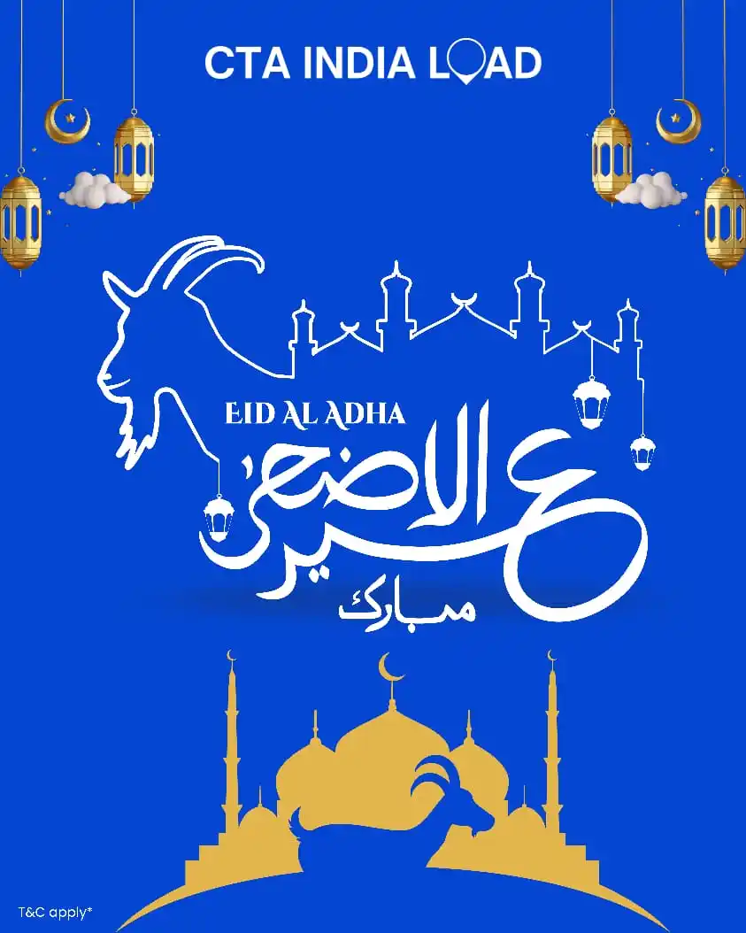Image from CTA Transport & Logistics: @ctaindiaload wishes you and your loved ones a joyful and blessed Eid!...