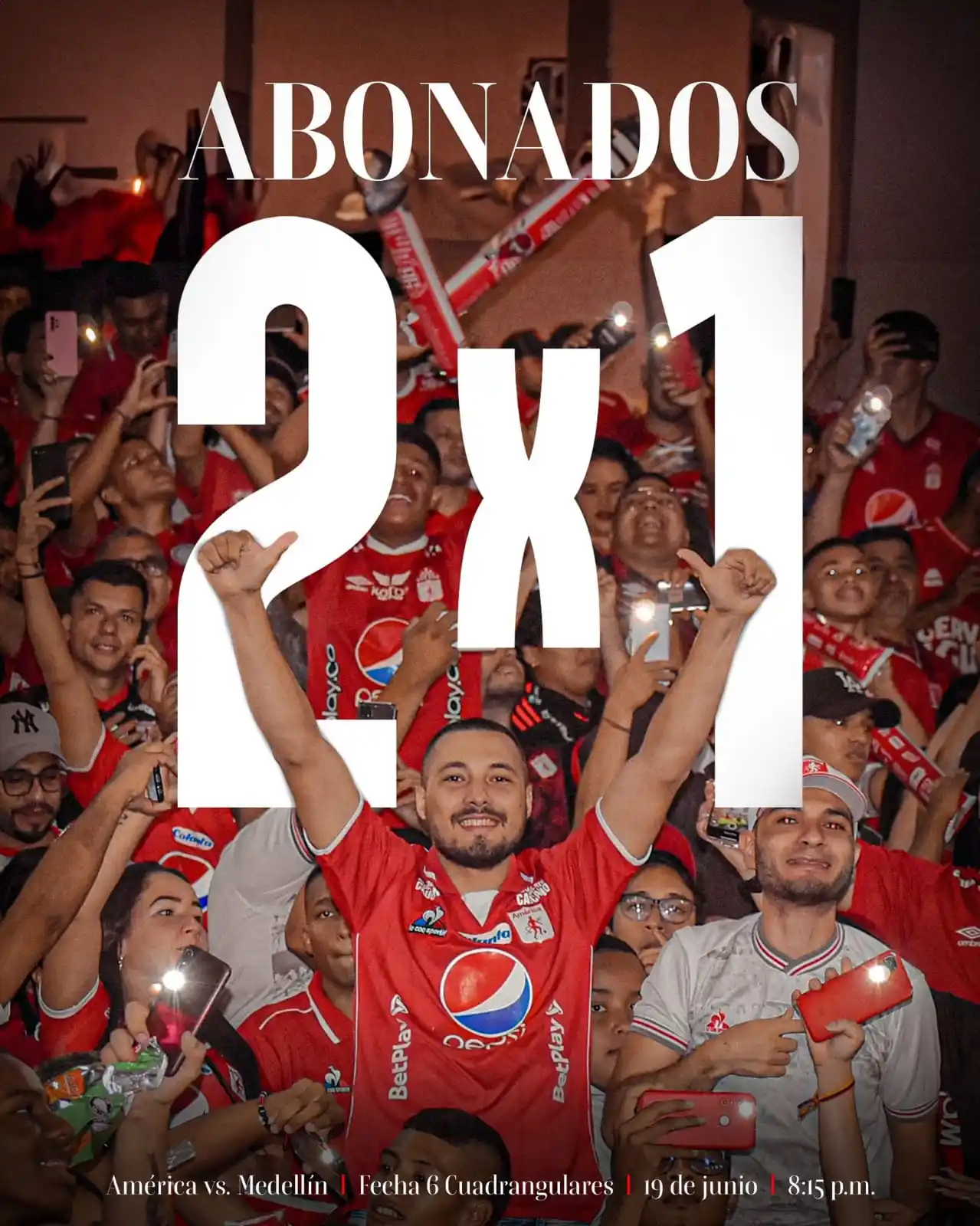 Image from 👺 ᗩᗰéᖇᎥᑕᗩ ᗪᗴ ᑕᗩᒪᎥ 🇨🇴: 🇦🇹 Este jueves tendremos 2x1 para todos nuestros abonados en el part...