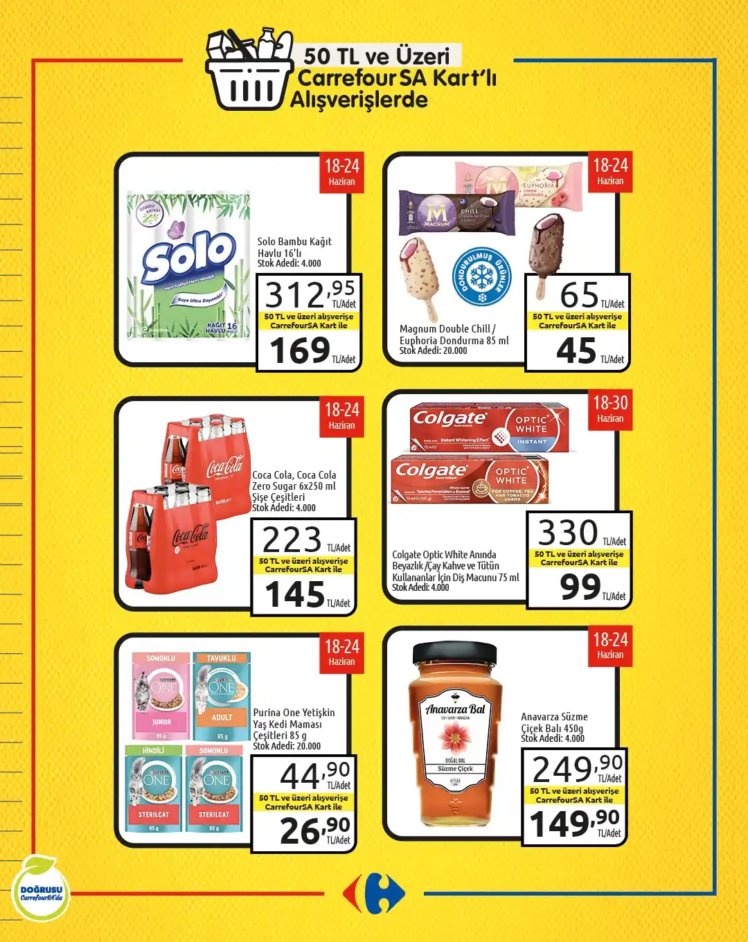 Image from CarrefourSA: CarrefourSA fırsatlarını keşfedin! 💙  Dondurmalardan içeceklere, diş ...