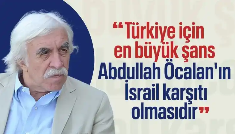 Image from Ensonhaber: Cengiz Çandar: Türkiye'nin en büyük şansı Öcalan'ın İsrail karşıtı olm...