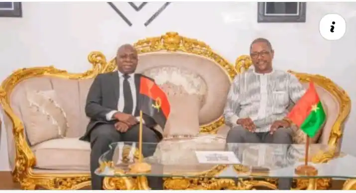Image from Burkina24: 🔴 Coopération bilatérale : Le ministre des Relations Extérieures de l...