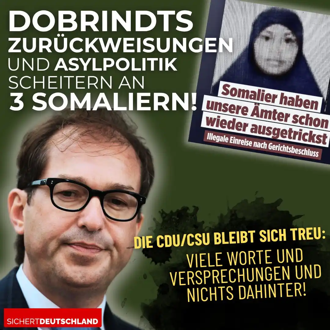 Image from Martin Sichert Infokanal: DOBRINDT SCHEITERT AN 3 SOMALIERN! Aktivisten manipulieren Behörden u...
