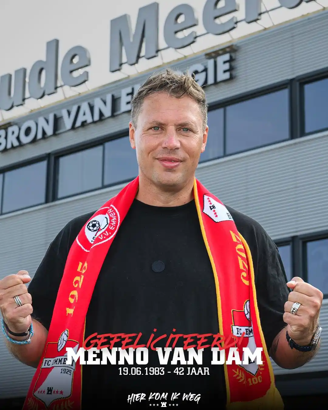 Image from FC Emmen: Een hele fijne verjaardag, 𝐭𝐫𝐚𝐢𝐧𝐞𝐫! 🎉 Maak er een mooie dag v...