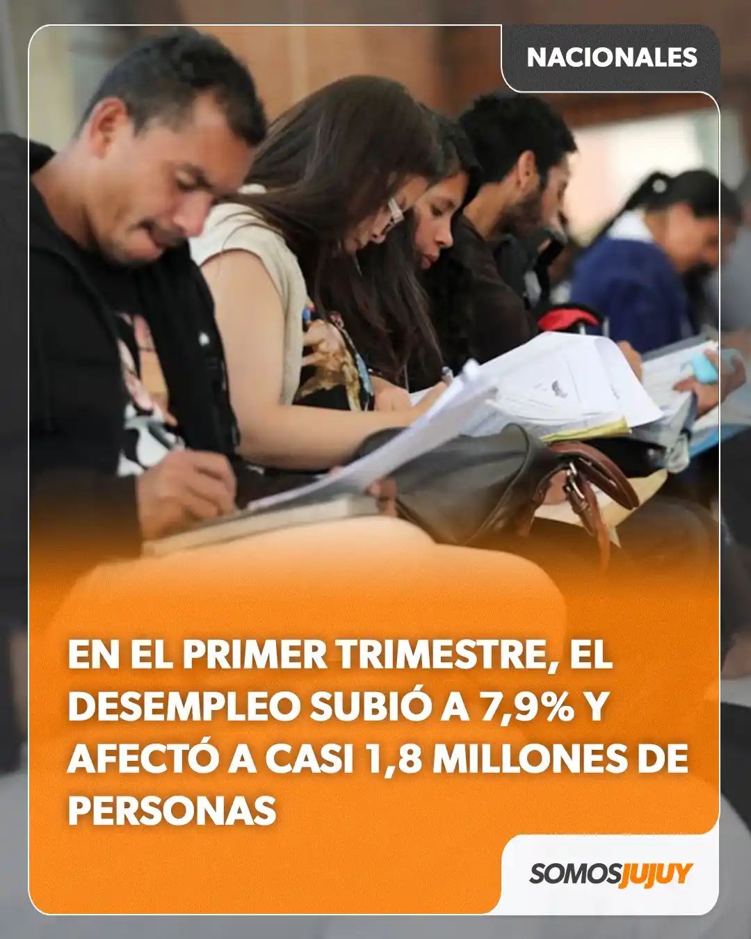 Image from Somos Jujuy - Noticias : 🔺 El desempleo en Argentina llegó al 7,9% en el primer trimestre de 2...