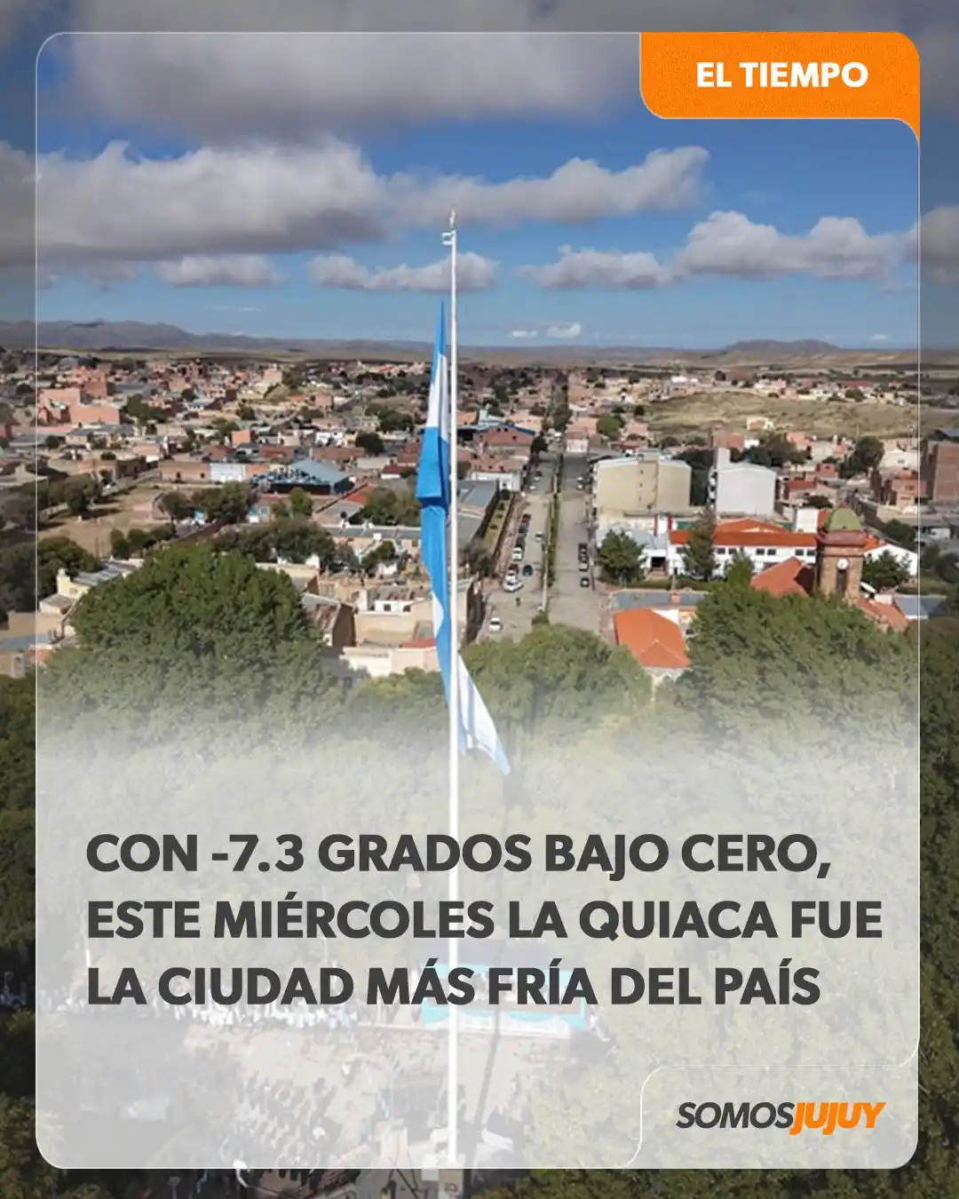 Image from Somos Jujuy - Noticias : El Servicio Meteorológico Nacional 🇦🇷 publicó el ranking de las ciud...