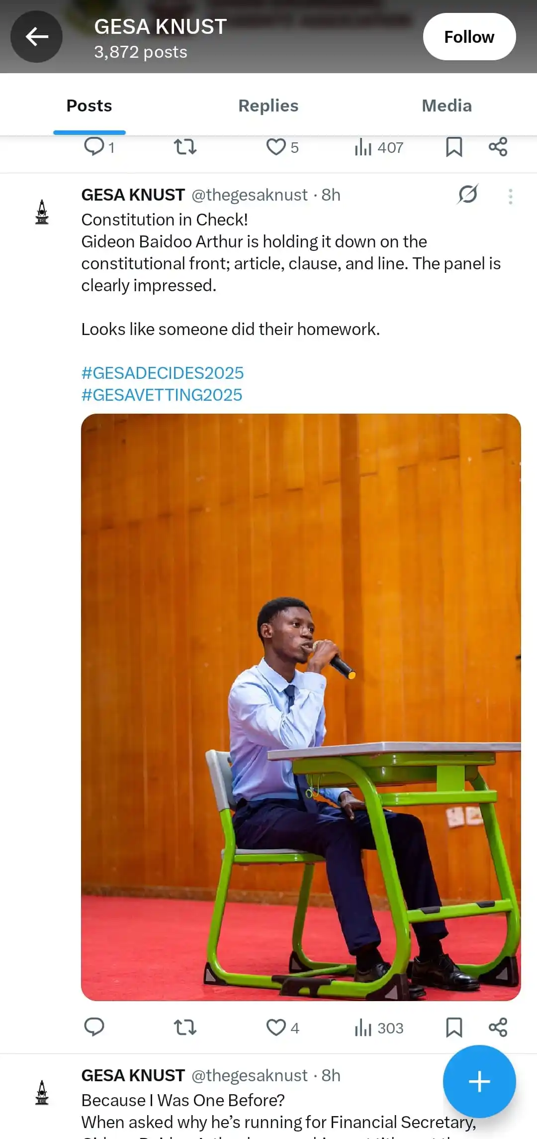 Image from Official National Science & Maths Quiz: From Mechanical Department ( MESA KNUST ) Organising Secretary to *Ge...