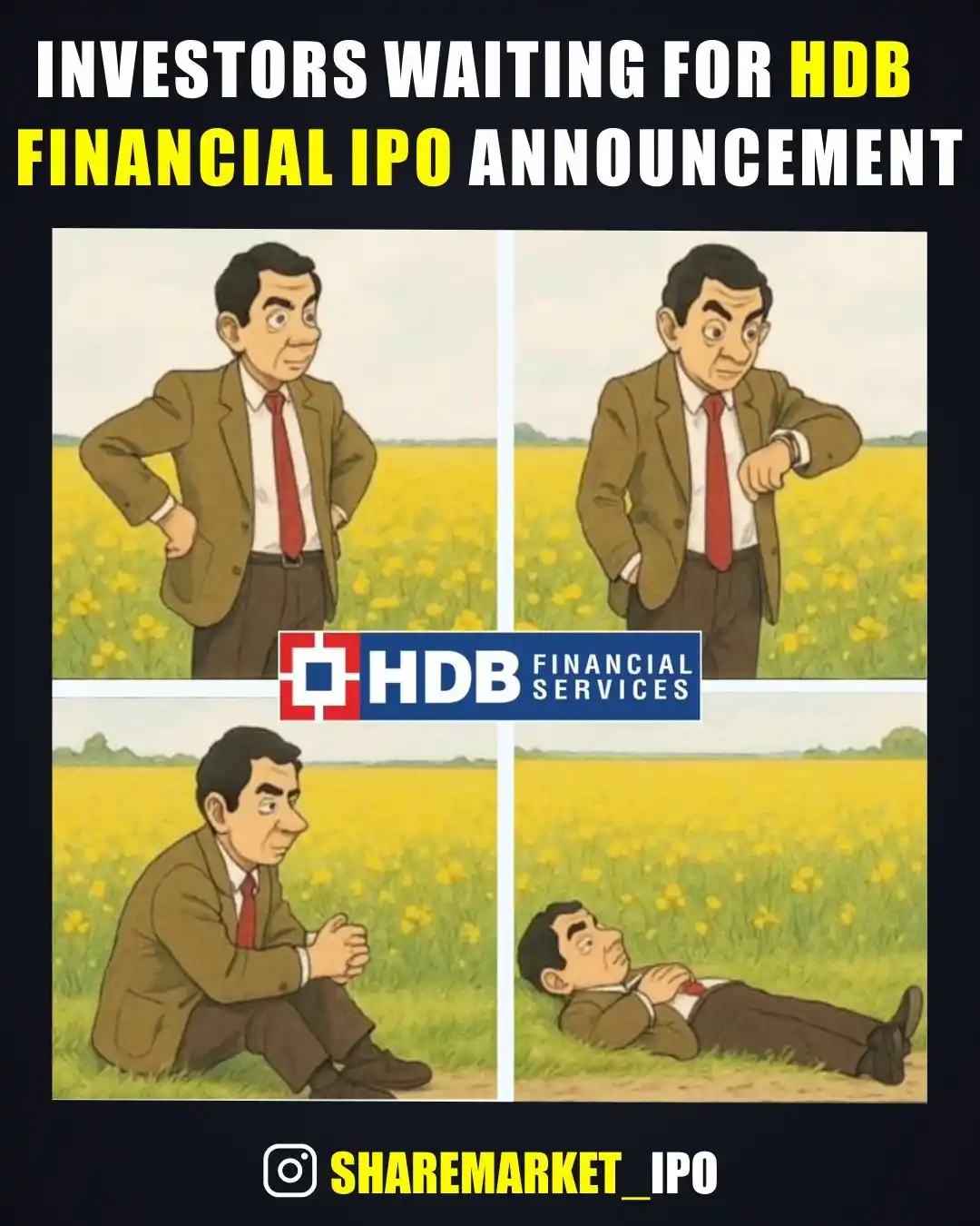 Image from Share Market IPO: 💤 *HDB Financial IPO kab aayega yaar?* 🎯 _One of the most awaited ...
