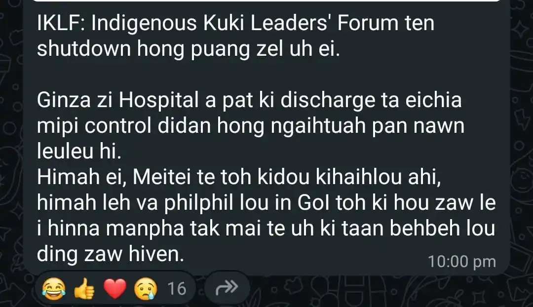 Image from KUKILAND TIMES: Hiche mi thina chung kisan a ipi ding mi na phin u ham...Hiti behseh h...