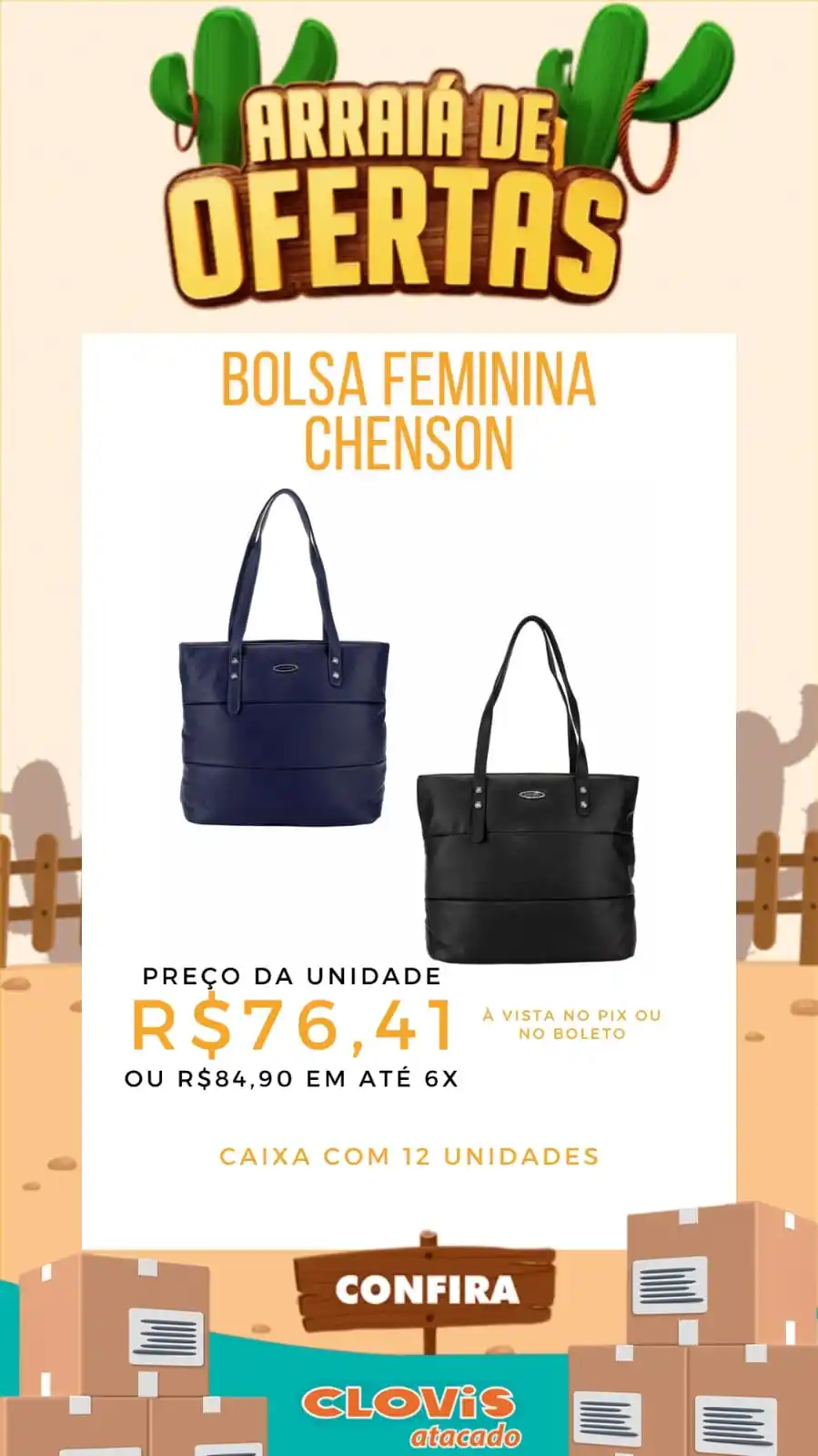 Clovis Atacado Novidades e Promoções post
