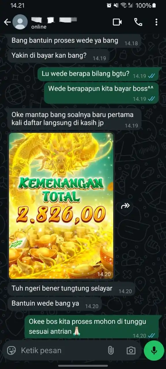 Image from Group_ParaBos$: Jangankan puluhan juta ratusan juta pun kita bayar bosku🥳🥳🥳  Daftar...