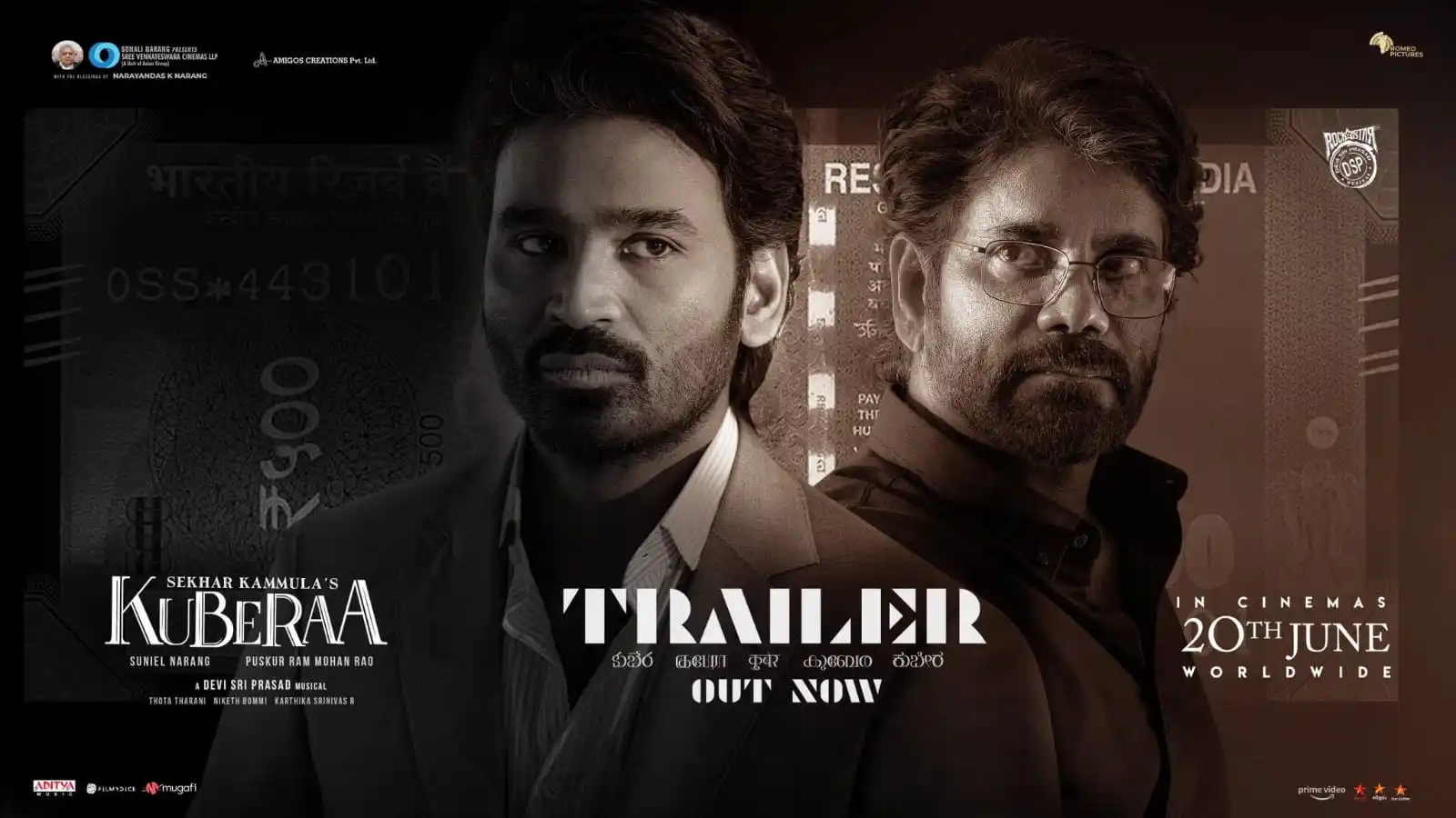Image from 360° ᵁᵖᵈᵃᵗᵉˢ™: KuberaaTrailer out now 🔥  Tamil - youtu.be/Eyl4sQFkQiM Telugu - youtu...