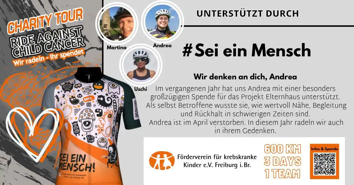 „Wir radeln, ihr spendet!“ - Charity Tour 2025 post