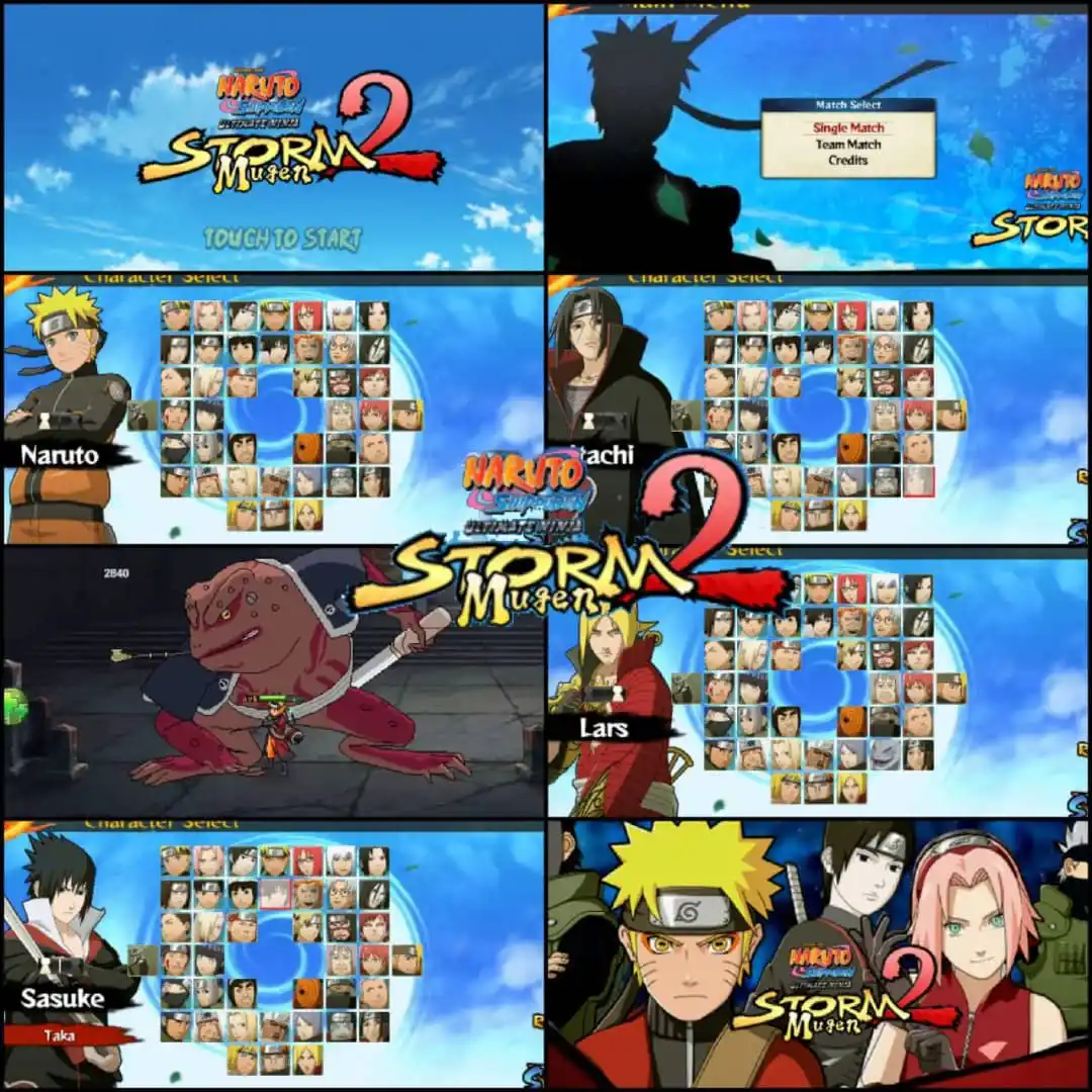 Image from H.A GAMING PRO: ▫️Nom: Naruto STORM 2 Mugen ▫️Taille : 300MB ▫️Plateforme : PSP ▫️Gen...