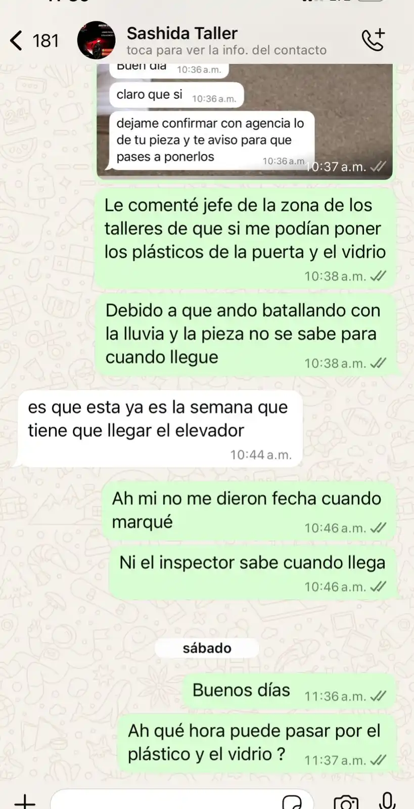 Image from L.S.C 🇲🇽💀: Para que vean la atención que brinda el taller *SHASHIDA* que se encue...