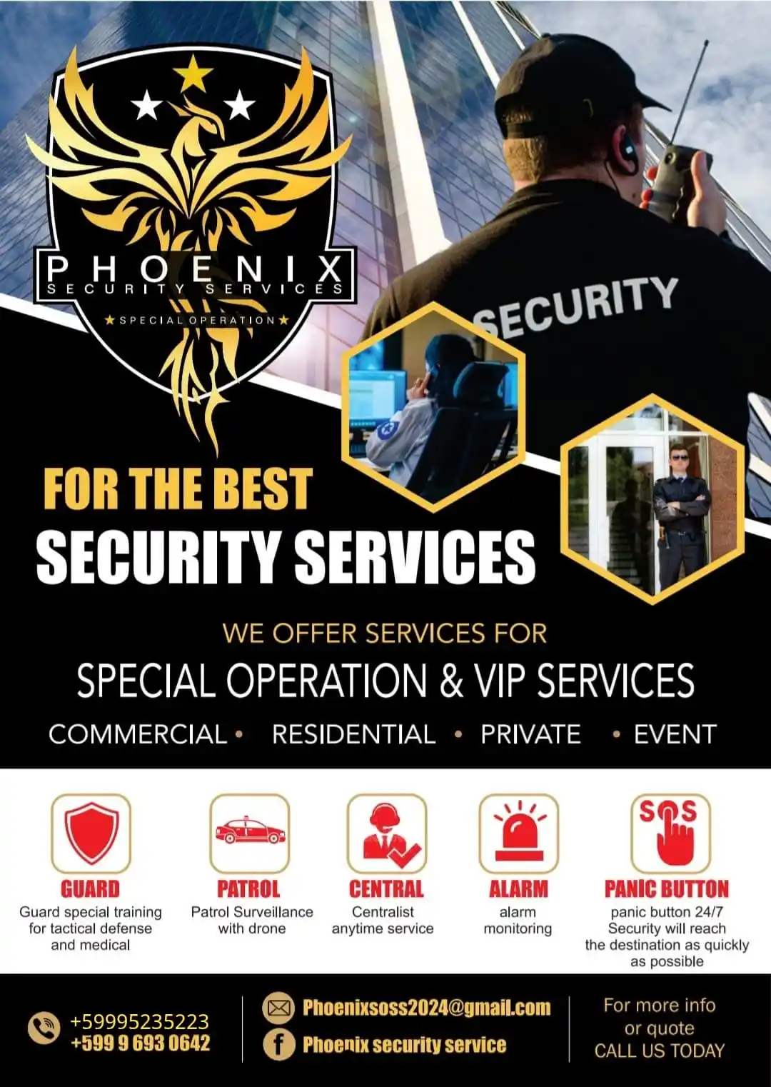 Image from Botika Na Warda Caribe 🏥🩺⚕💉🩸💊: 🚨 Phoenix Security Services 🚨 Your Safety Can’t Wait 🔒 Commercial ...