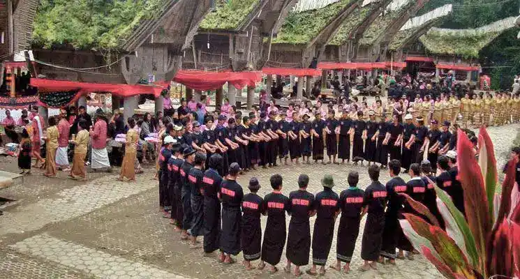 Image from Misteri Dunia 🌏 & Sejarah Channel Edukasi Pengetahuan Umum (Info Motivasi Belajar) 🇲🇨: 🌑 *RAMBU SOLO’ – RITUAL KEMATIAN YANG BUKAN SEKADAR KEMATIAN*  📍 Asa...