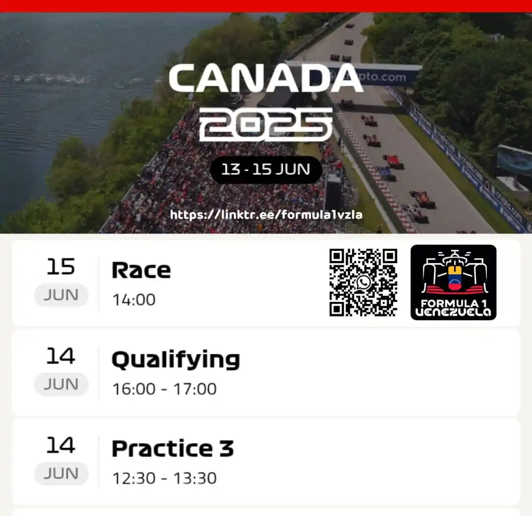 Image from Formula 1 Venezuela 🇻🇪🏁: 🏁 Se Viene Lo Bueno..! ⏩ Pruebas 3, POLE y CARRERA 🏁 Gran Premio de ...