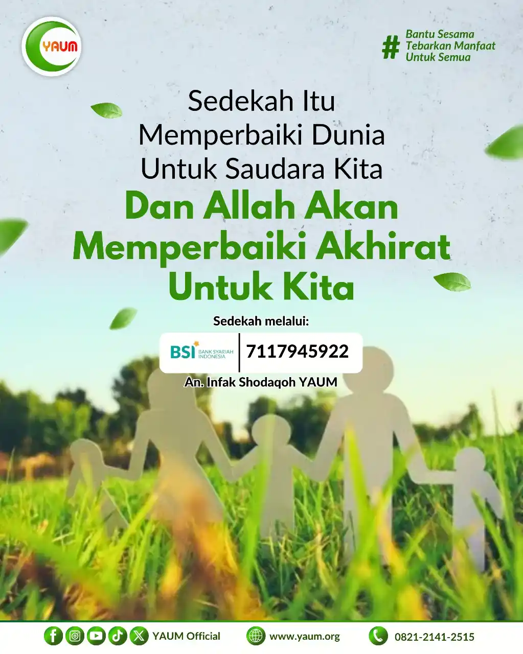 Image from Sedekah Subuh YAUM: Setiap sedekah sekecil apapun, dapat menjadi cahaya di kegelapan dan m...