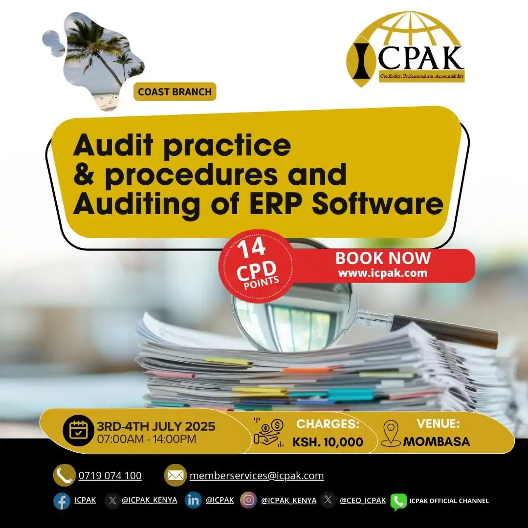 Image from ICPAK OFFICIAL CHANNEL: Strengthen your audit skills with practical insights on auditing ERP s...