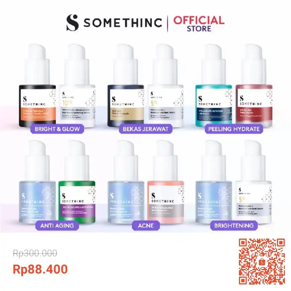 Image from INFO PROMO RACUN SHOPEE DISKON KODE VOUCHER SPILLTIKTOK TOKOPEDIA TIKTOK BLIBLI LAZADA RECEH CUAN: Temukan [2 PCS SERUM 99RB] SOMETHINC Best Selling Serum Skincare Set -...