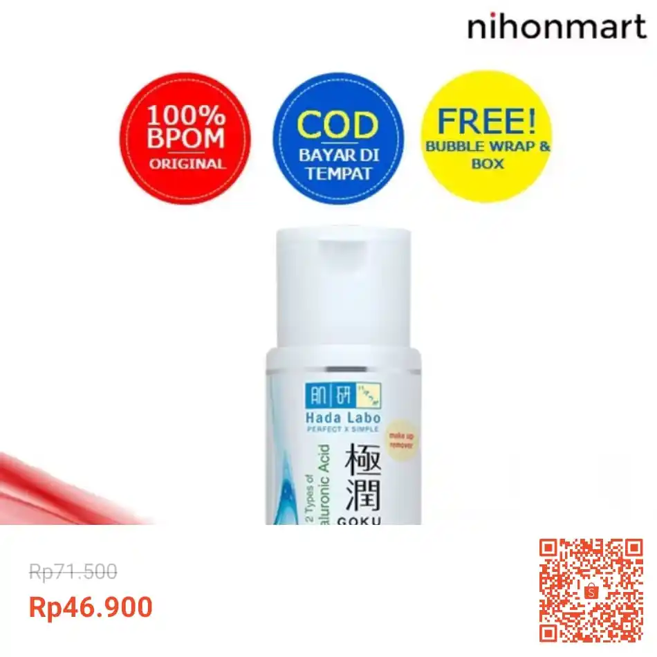 Image from INFO PROMO RACUN SHOPEE DISKON KODE VOUCHER SPILLTIKTOK TOKOPEDIA TIKTOK BLIBLI LAZADA RECEH CUAN: Temukan Hada Labo Gokujyun Cleansing Oil 100ml Virgin Olive & Hyaluron...