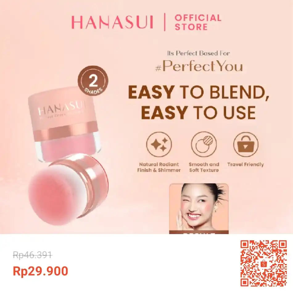 Image from INFO PROMO RACUN SHOPEE DISKON KODE VOUCHER SPILLTIKTOK TOKOPEDIA TIKTOK BLIBLI LAZADA RECEH CUAN: Temukan Hanasui Perfect Cheek Blush & Go Powder 5g - Blush On Powder N...