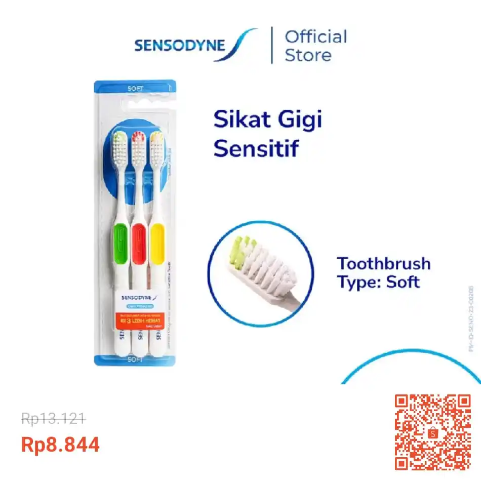 Image from INFO PROMO RACUN SHOPEE DISKON KODE VOUCHER SPILLTIKTOK TOKOPEDIA TIKTOK BLIBLI LAZADA RECEH CUAN: Temukan Sensodyne Toothbrush Sikat Gigi Sensitif Bulu Sikat Lembut den...