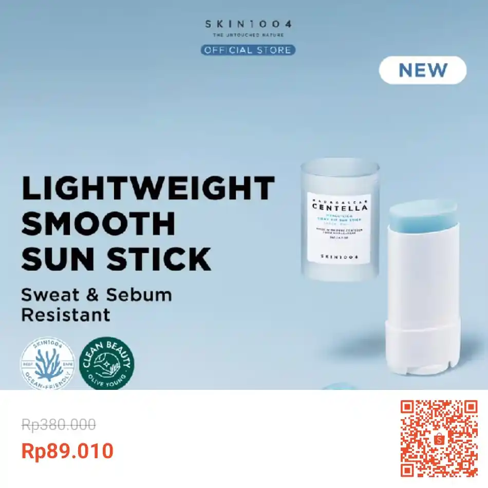 Image from INFO PROMO RACUN SHOPEE DISKON KODE VOUCHER SPILLTIKTOK TOKOPEDIA TIKTOK BLIBLI LAZADA RECEH CUAN: Temukan SKIN1004 Madagascar Centella Hyalu-Cica Silky-Fit Sun Stick 20...