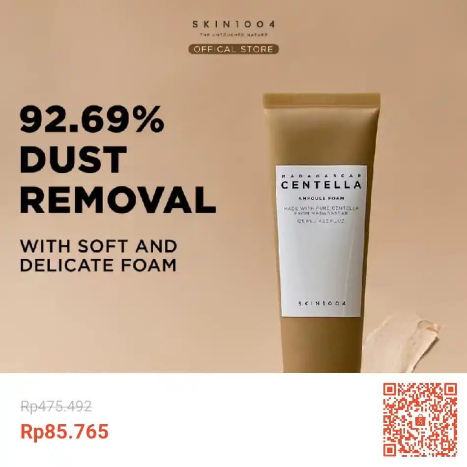 Image from INFO PROMO RACUN SHOPEE DISKON KODE VOUCHER SPILLTIKTOK TOKOPEDIA TIKTOK BLIBLI LAZADA RECEH CUAN: Temukan SKIN1004 Madagascar Centella Soothing Ampoule Foam 125ml sehar...