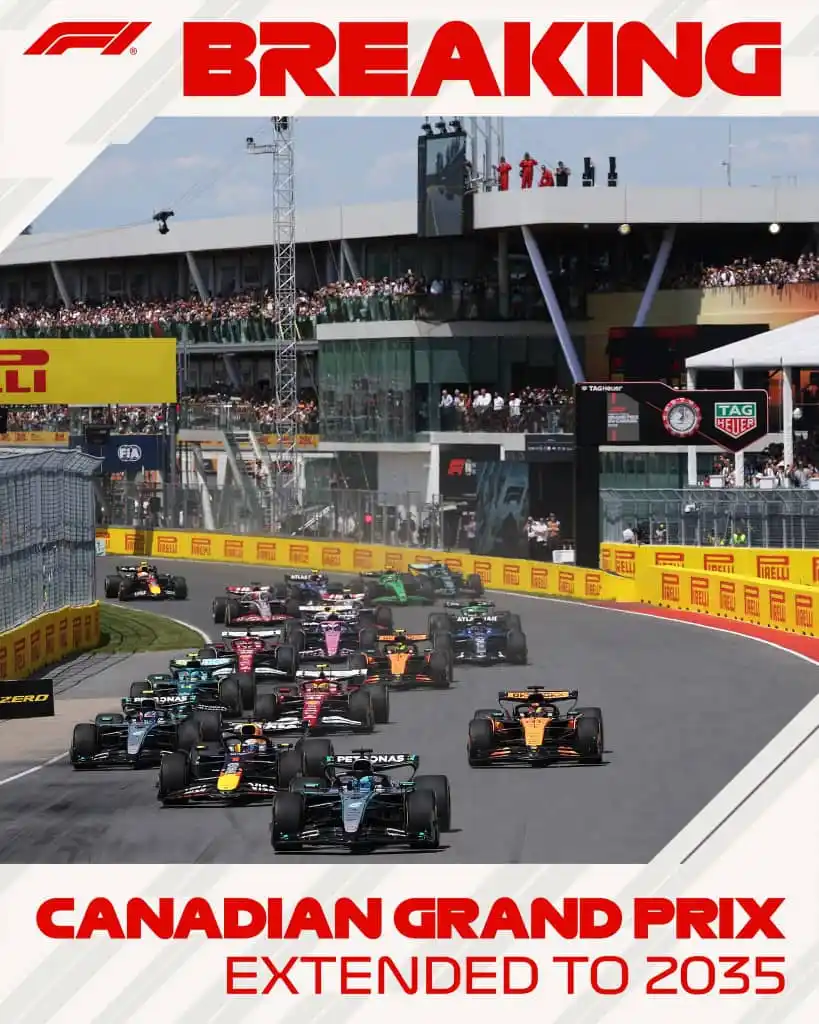 Image from Formula 1 Venezuela 🇻🇪🏁: 🏁🚨 ÚLTIMA HORA: ¡El Gran Premio de Canadá permanecerá en el Calendar...
