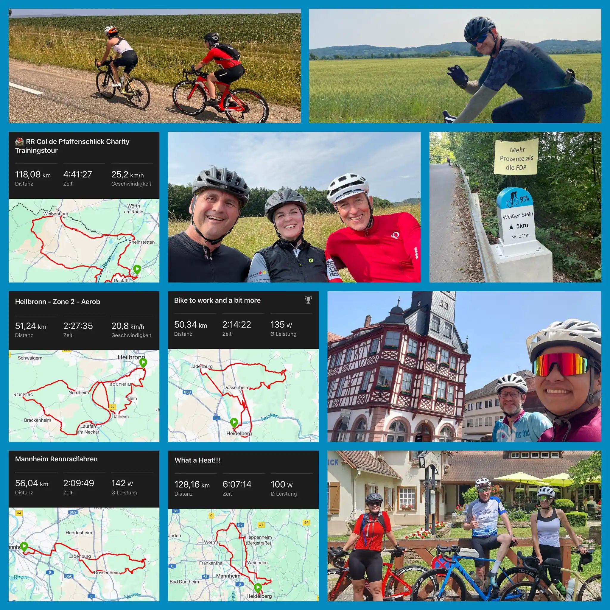 Image from „Wir radeln, ihr spendet!“ - Charity Tour 2025: Unsere letzte Intensiv-Trainingswoche haben wir am Wochenende abgeschl...
