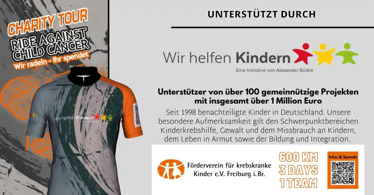 „Wir radeln, ihr spendet!“ - Charity Tour 2025 post