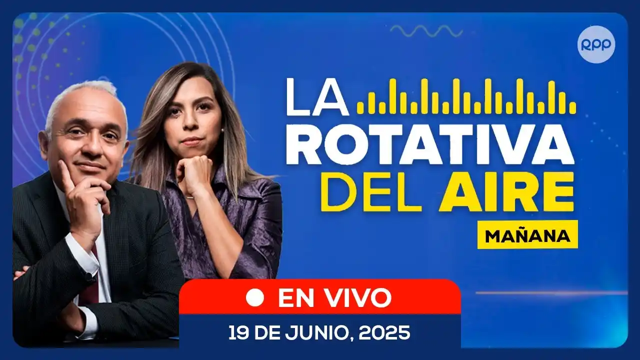 Image from RPP Noticias: 🔴 ¡Ya inició La Rotativa Del Aire, con Joanna Castro y Carlos Villarr...