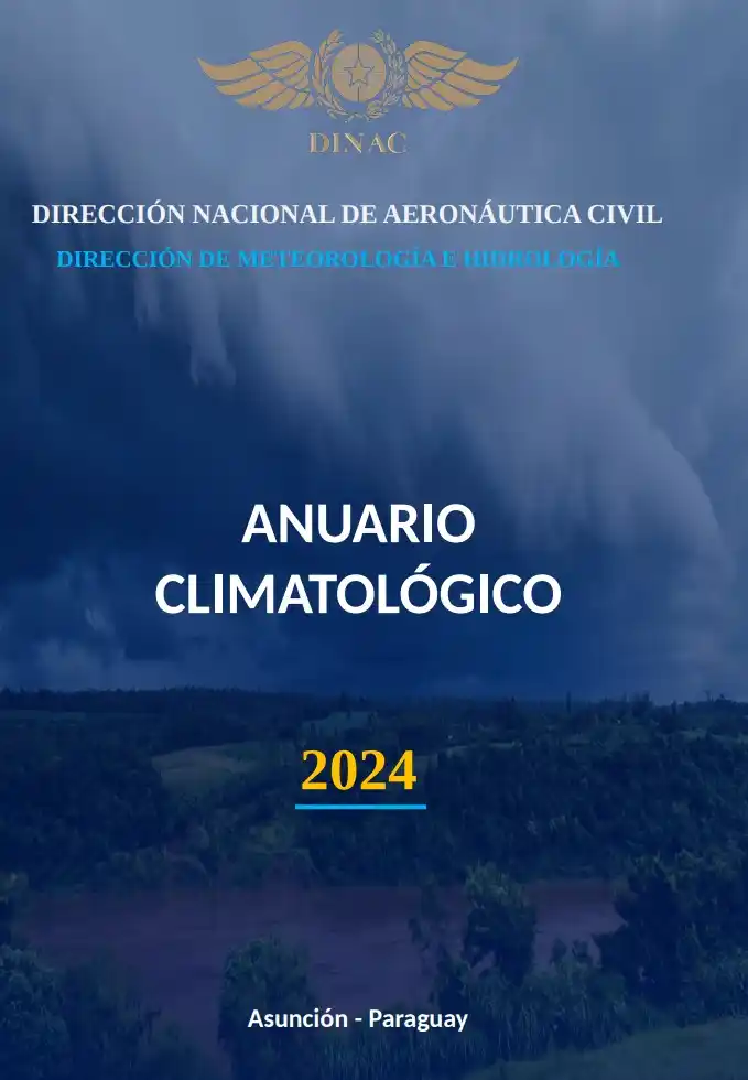 Image from DMH-DINAC_Paraguay: Ya se encuentra disponible el Anuario Climatológico 2024, el cual cont...