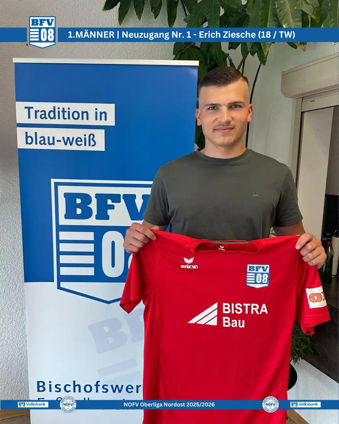 Image from Bischofswerdaer FV 08: 1.MÄNNER | Neuzugang Nummer 1 🔵⚽️⚪️ …  Nachdem wir in den vergangenen...