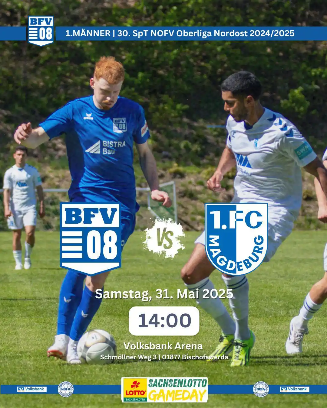 Image from Bischofswerdaer FV 08: 1.MÄNNER | Saisonabschluss mit Spitzen-Heimspiel 🔵⚽️⚪️ …  Nach dem De...